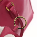 PRADA Galleria Hand Bag Safiano leather 2way Pink Gold Auth yk19769-10
