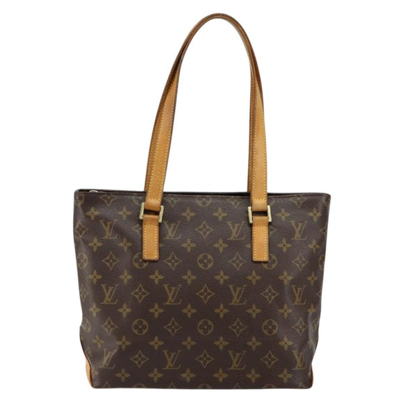 LOUIS VUITTON Monogram Cabas Piano Tote Bag M51148 LV Auth yk19770