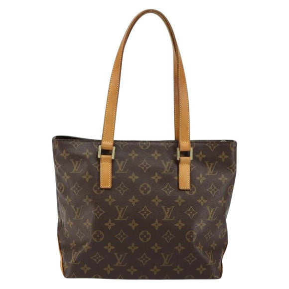 LOUIS VUITTON Monogram Cabas Piano Tote Bag M51148 LV Auth yk19770