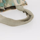 CHANEL Tote Bag Canvas White Silver CC Auth yk19774-7