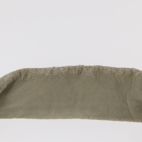 CHANEL Tote Bag Canvas White Silver CC Auth yk19774