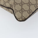 GUCCI GG Supreme Shoulder Bag PVC Beige Gold 201446 Auth yk19779-15