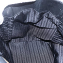 PRADA Hand Bag Leather 2way Black Gold Auth yk19782-22