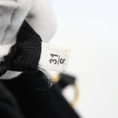 PRADA Hand Bag Leather 2way Black Gold Auth yk19782-25