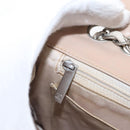 CHANEL Choco Bar New Travel Line Chain Shoulder Bag Canvas Beige CC Auth yk19787-23