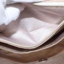 CHANEL Choco Bar New Travel Line Chain Shoulder Bag Canvas Beige CC Auth yk19787-24