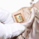 CHANEL Choco Bar New Travel Line Chain Shoulder Bag Canvas Beige CC Auth yk19787-25