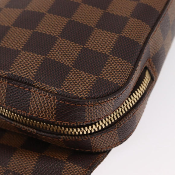 LOUIS VUITTON Damier Ebene Geronimos Umhängetasche N51994 LV Auth yk19788