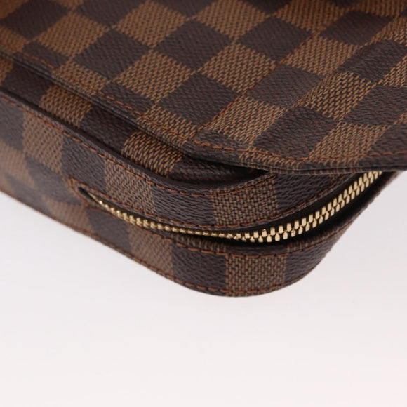 LOUIS VUITTON Damier Ebene Geronimos Shoulder Bag N51994 LV Auth yk19788