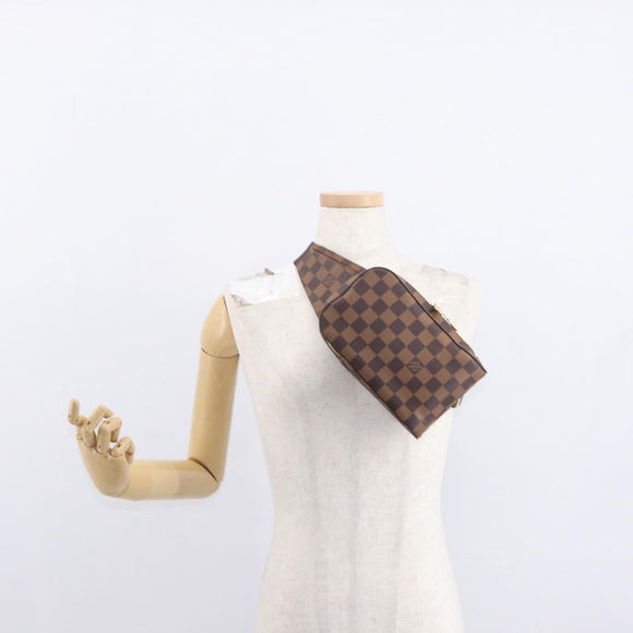 LOUIS VUITTON Damier Ebene Geronimos Umhängetasche N51994 LV Auth yk19788