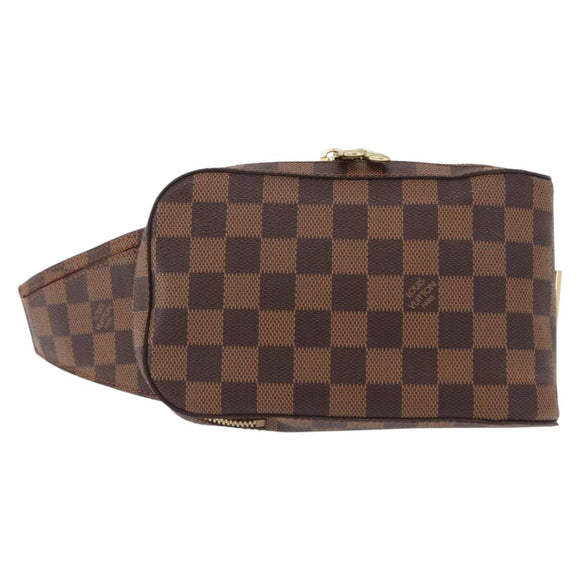 LOUIS VUITTON Damier Ebene Geronimos Umhängetasche N51994 LV Auth yk19788