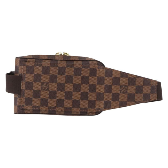 LOUIS VUITTON Damier Ebene Geronimos Umhängetasche N51994 LV Auth yk19788