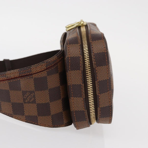 LOUIS VUITTON Damier Ebene Geronimos Shoulder Bag N51994 LV Auth yk19788