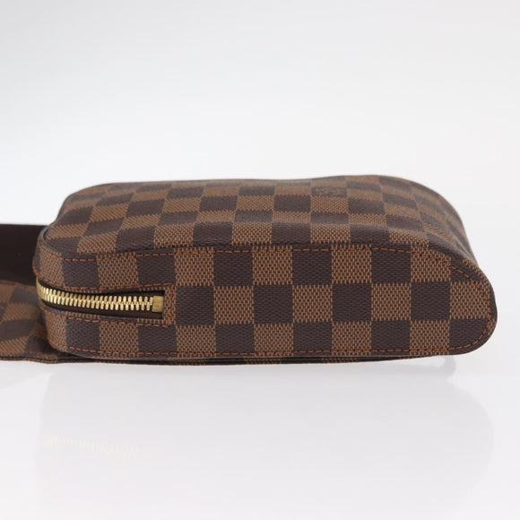 LOUIS VUITTON Damier Ebene Geronimos Umhängetasche N51994 LV Auth yk19788