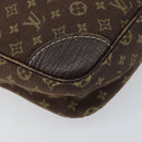 LOUIS VUITTON Monogram Mini Lin Danube Shoulder Bag Ebene M95228 LV Auth yk19789-15