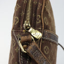 LOUIS VUITTON Monogram Mini Lin Danube Shoulder Bag Ebene M95228 LV Auth yk19789-9