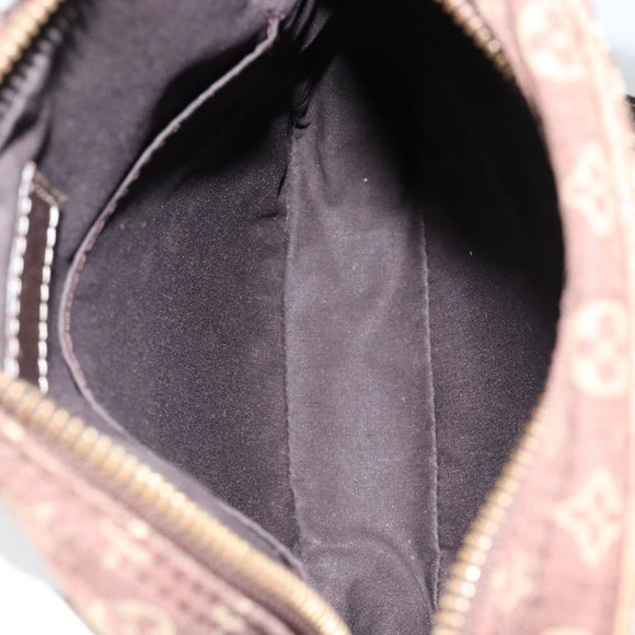 LOUIS VUITTON Monogram Mini Lin Danube Shoulder Bag Ebene M95228 LV Auth yk19789