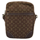LOUIS VUITTON Monogram Mini Lin Danube Shoulder Bag Ebene M95228 LV Auth yk19789-13