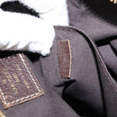 LOUIS VUITTON Monogram Mini Lin Danube Shoulder Bag Ebene M95228 LV Auth yk19789-12