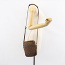 LOUIS VUITTON Monogram Mini Lin Danube Shoulder Bag Ebene M95228 LV Auth yk19789-23