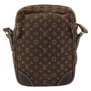 LOUIS VUITTON Monogram Mini Lin Danube Shoulder Bag Ebene M95228 LV Auth yk19789-2
