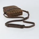 LOUIS VUITTON Monogram Mini Lin Danube Shoulder Bag Ebene M95228 LV Auth yk19789-7
