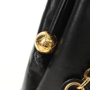 CHANEL COCO Mark Chain Shoulder Bag Lamb Skin Black Gold CC Auth yk19790V-16