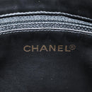 CHANEL COCO Mark Chain Shoulder Bag Lamb Skin Black Gold CC Auth yk19790V-19