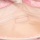 LOEWE Anagram Hand Bag Canvas Pink Silver Auth yk19791-18