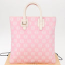 LOEWE Anagram Hand Bag Canvas Pink Silver Auth yk19791-12