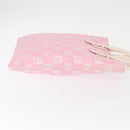 LOEWE Anagram Hand Bag Canvas Pink Silver Auth yk19791-3