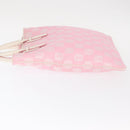 LOEWE Anagram Hand Bag Canvas Pink Silver Auth yk19791-4