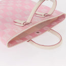 LOEWE Anagram Hand Bag Canvas Pink Silver Auth yk19791-6