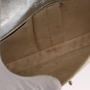 CHANEL Choco Bar New Travel Line Chain Bag Canvas Silver CC Auth yk19792-11