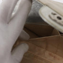 CHANEL Choco Bar New Travel Line Chain Bag Canvas Silver CC Auth yk19792-21