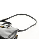 PRADA Galleria Hand Bag Safiano leather 2way Black Gold Auth yk19794V-16