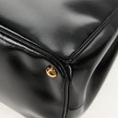 PRADA Galleria Hand Bag Safiano leather 2way Black Gold Auth yk19794V-18