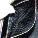 PRADA Galleria Hand Bag Safiano leather 2way Black Gold Auth yk19794V-29