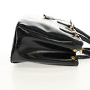 PRADA Galleria Hand Bag Safiano leather 2way Black Gold Auth yk19794V-4