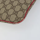 GUCCI GG Supreme Hand Bag PVC Beige 117551 Auth yk19795-9