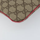 GUCCI GG Supreme Hand Bag PVC Beige 117551 Auth yk19795-14