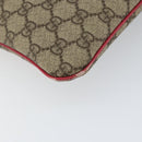 GUCCI GG Supreme Hand Bag PVC Beige 117551 Auth yk19795-16