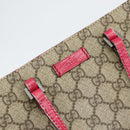 GUCCI GG Supreme Hand Bag PVC Beige 117551 Auth yk19795-10