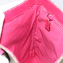 GUCCI GG Supreme Hand Bag PVC Beige 117551 Auth yk19795-19