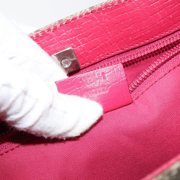 GUCCI GG Supreme Hand Bag PVC Beige 117551 Auth yk19795