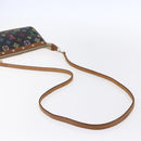 LOUIS VUITTON Multicolor Pochette Accessoires Pouch Black M92648 LV Auth yk19799-7
