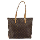 LOUIS VUITTON Monogram Cabas Mezzo Tote Bag M51151 LV Auth yk19804-13