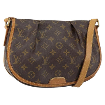 LOUIS VUITTON Monogram Menilmontant PM Shoulder Bag M40474 LV Auth yk19805