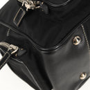 PRADA Shoulder Bag Nylon Black Silver Auth yk19806V-9