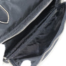 PRADA Shoulder Bag Nylon Black Silver Auth yk19806V-18